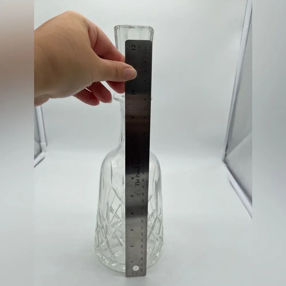 WATERFORD Style Decanter CRYSTAL, Hand Blown, Gatsby Glamour